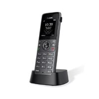 Yealink W73H High-performance IP DECT Handset, HD Audio, Long Standby Time 400 hours, Up to 35 hours talk time, Noise Reduction,