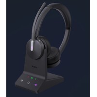 Yealink WH64 Hybrid Dual Teams Microsoft Teams Certified DECT & Bluetooth Hybrid Wireless Headset, Noise Cancellation