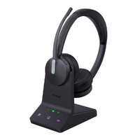 Yealink WH64 Dual UC DECT Wireless Headset, DECT & Bluetooth Wireless Technology,3-Mic Noise Cancellation,UC Certified