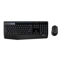 Logitech MK345 Wireless Keyboard & Mouse Combo Full Size 12 Media Key Long Battery Life Comfortable (NEW!!)