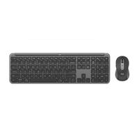 Logitech SIGNATURE SLIM COMBO MK950 -Graphite Keyboard Full-size layout with number pad Mouse 1000 DPI 1-Year Limited Hardware Warranty