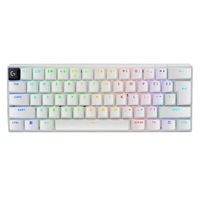 Logitech PRO X 60 LIGHTSPEED Wireless Gaming Keyboard -White 2.4GHz LIGHTSPEED Bluetooth®, or USB wired connection 2-Year Limited Hardware Warranty