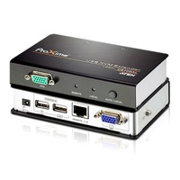 Aten KVM Extender Kit VGA/USB Cat 5 Extender w/ Local Access, 1920x1200@60Hz 30m, 1600x1200@60Hz 100m, 1280x1024@60Hz 150m