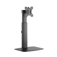 Brateck Single Free Standing Screen Pneumatic Vertical Lift Monitor Stand Fit Most 17'-32' Flat and Curved Monitors Up to 7 kg V