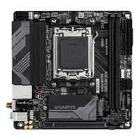 Gigabyte B650I AX Motherboard 2x DDR5~96GB,1x PCIe x16, 1x M.2, 2x SATA 6, 3x USB 3.2, 1x USB-C, 4x USB 2.0