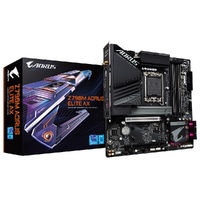 Gigabyte Z790M AORUS ELITE AX Intel LGA 1700 ATX Motherboard, 4x DDR5 ~128GB, 1x PCI-E x16, 3x M.2, 6x SATA,  6x USB 3.2, 1x USB