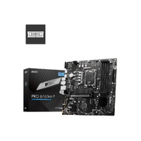 MSI PRO B760M-P mATX Motherboard, 4x DDR5~192GB, 1x PCI-E x 16, 2x PCI-E x 1,  2x M.2, 4x SATA, 1x USB 3.2 , 4x USB 2.0, 1x USB-