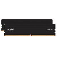 Crucial Pro 16GB (1x16GB) DDR5 UDIMM 5600MHz CL46 Black Heat Spreader Support Intel XMP AMD Ryzen for Desktop PC Gaming Memory