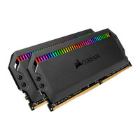 Corsair Dominator Platinum RGB 32GB (2x16GB) DDR4 3200MHz C16 XMP 2.0 Black Desktop PC Gaming Memory ~CMT32GX4M2C3200C16