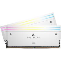 Corsair DOMINATOR® TITANIUM RGB 32GB (2x16GB) DDR5 DRAM 6400MT/s CL32 Intel XMP Memory Kit — White