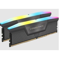 Corsair VENGEANCE® RGB 64GB (2x32GB) DDR5 DRAM 6000MT/s CL30 AMD EXPO & Intel XMP Memory Kit