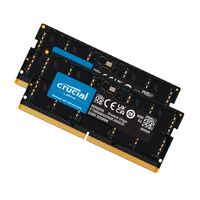 Crucial 64GB (2x32GB) DDR5 SODIMM 5600MHz CL46 Notebook Laptop Memory