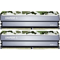 (LS) G.SKILL F4-3200C16D-32GSXFB 32GB (2 x 16GB)/ PC4-25600 / DDR4 3200 Mhz/ Timings 16-18-18-38/ Voltage 1.35V/ Sniper X