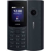 Nokia 110 4G 128MB - Midnight Blue (1GF018NPE1L01)*AU STOCK*, 1.8", 48MB/128MB, Dual SIM, 1450mAh