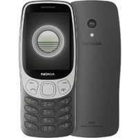 Nokia 3210 4G - Grunge Black (1GF025CPA2L06) *AU STOCK*, 2.4',  2.8', 64/128MB, 2MP, Dual SIM, 1450mAh Removable, 2YR