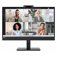 Lenovo ThinkVision T27hv-30 27' QHD Monitor IPS 2560x1440 16:9 Height Adjustable Tilt Swivel Pivot Webcam MIC Speaker DP HDMI USB-C LAN DP 4xUSB3.2 hu