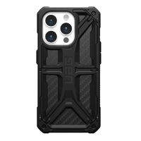 UAG Monarch Apple iPhone 15 Pro (6.1') Case - Carbon Fiber (114278114242), 20 ft. Drop Protection(6M),5 Layers of Protection,Tac