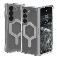 UAG Plyo Pro Samsung Galaxy Z Fold6 Case - Ice/Silver (214453114333), DROP+ Military Standard,Raised Screen Surround, Air-soft c