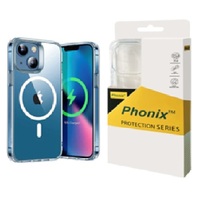 Phonix Apple iPhone 15 Pro Max (6.7') Clear Rock Shockproof Case With MagSafe - Enhanced Durability,Slim,Lightweight,Shields You