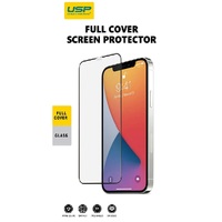 USP Tempered Glass Screen Protector for Apple iPhone 15 Pro Max (6.7')  Full Cover - 9H Surface Hardness