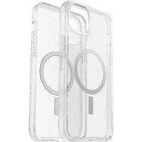 OtterBox Symmetry+ MagSafe Apple iPhone 15 Plus (6.7") Case Clear - (77-93053), Antimicrobial,DROP+ 3X Military Standard,Raised