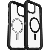 OtterBox Defender XT MagSafe Apple iPhone 15 (6.1") Case Dark Side (Clear / Black) - (77-93336), DROP+ 5X Military Standard,Multi-Layer