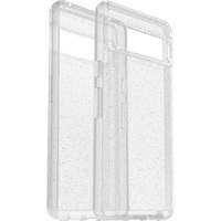 OtterBox Symmetry Clear Google Pixel 8 Case Stardust (Clear Glitter) - (77-94213), DROP+ 3X Military Standard, Raised Edges, Ult