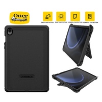 OtterBox Defender Samsung Galaxy Tab S9 FE (10.9') Case Black ProPack - (77-95042), DROP+ 2X military standard, Multi-layer, Built-in screen protector