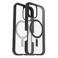 OtterBox React MagSafe Apple iPhone 16 Case Clear/Black - (77-96243),DROP+ Military Standard,Ultra-thin,Hard case with Soft Grip Edges