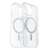 OtterBox Symmetry Clear MagSafe Apple iPhone 16 Pro Case Clear - (77-96393), Antimicrobial, DROP+ 3X Military Standard, Raised Edge