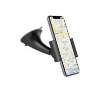 Cygnett DashView Vice Universal In-Car Windscreen Mount - Black (CY1738UNVIC), Secure & Adjustable Cradle, Compatible with Units between 55-86mm Wide