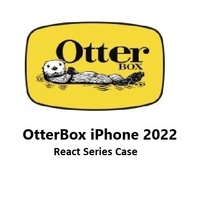 OtterBox React Apple iPhone 14 Plus Case Black Crystal (Clear/Black) - (77-88874), Antimicrobial, DROP+ Military Standard, Raise