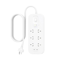 Belkin SurgePro 6-Outlet Surge Protector with Dual USB-C 30W - (SRB006AU2M), Dual USB-C ports, 2M Power cord, $50,000 CEW, RCM Safety Certified