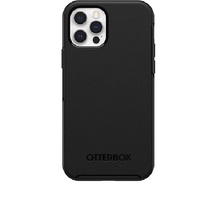 OtterBox Symmetry Apple iPhone 12 / iPhone 12 Pro Case Black (77-65414), Antimicrobial, 3X Military Standard Drop Protection, Ultra-Slim