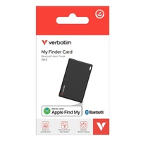 Verbatim My Finder Card Bluetooth Finder 1 pack- Black, Bluetooth Apple Find My