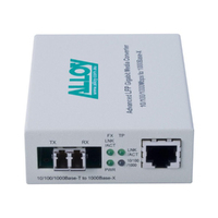 Alloy GCR2000LC.50 10/100/1000Base-T to Single Mode 1310nm Gigabit Fibre (LC) Converter with LFP via FEF or FM. 50Km