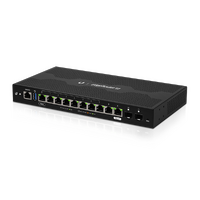 Ubiquiti EdgeRouter 12 - 10-Port Gigabit Router, 2 SFP Ports- 24v Passive PoE In and Out - 1GHz Quad Core Processor - 1GB RAM