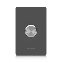 Ubiquiti Access Button, Push-to-exit Button Designed For UniFi Access Hubs, Contacting Rate 30V DC, 2A, Indoor Only, Incl 2Yr Warr