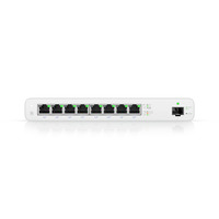 Ubiquiti UISP Router, 8-Port GbE Ports w/ 27V Passive PoE, For MicroPoP Applications, 110W PoE Budget, Fanless