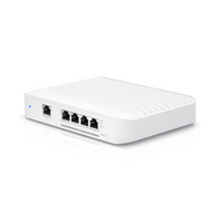 Ubiquiti UniFi Switch Flex XG - Layer 2 switch with (4) 10GbE RJ45 ports and (1) GbE, 802.3at PoE+ RJ45 input.