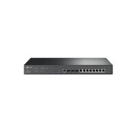 TP-Link ER8411 Omada VPN Router with 10G Ports 1× WAN and 1× WAN/LAN 10GE SFP+, 2× USB 3.0 Ports