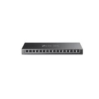 TP-Link TL-SG116P 16-Port Gigabit Desktop Switch with 16-Port PoE+, Up to 250 m