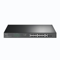 TP-Link TL-SG1218MP 18-Port Gigabit Rackmount Switch With 16 PoE+ & 2 SFP Slots