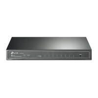 TP-Link TL-SG2008 JetStream 8-Port Gigabit Smart Switch Port: 8 - Gigabit RJ45 Ports: Desktop Steel Case Static Routing Omada