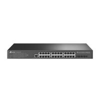 TP-Link TL-SG3428X-UPS JetStream 24-Port Gigabit L2+ Managed Switch with 4 10GE SFP+ Slots and UPS Power Supply