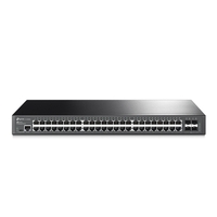 TP-Link TL-SG3452 JetStream 48-Port Gigabit L2 Managed Switch, 4 SFP Slots, Omada SDN, Centralised Mgt, Static Routing  (T2600G-