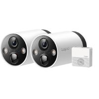 TP-Link Tapo C420S2 4MP Smart Wire-Free Security Camera System, 2-Camera System, 2K QHD, 1080P, Night Vision, Two-Way Audio