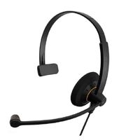 EPOS | Sennheiser Monaural Wideband Office headset, integrated call control, USB connect, Activegard protection, large ear pad,
