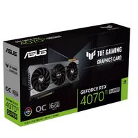 ASUS nVidia GeForce TUF-RTX4070TIS-O16G-GAMING RTX4070 Ti SUPER 16GB GDDR6X OC Edition, 2640 MHz Boost Clock