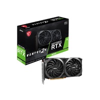 MSI nVidia Geforce RTX 3050 VENTUS 2X 8G OCV1 Video Card, 1807 MHz Boost Clock, GDDR6, PCI-E 4.0, 2x DisplayPort 1.4a, 2x HDMI 2